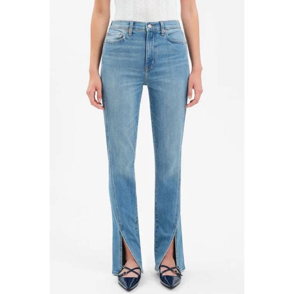 NWT Commense Split Hem Straight Leg Jeans Sz Small